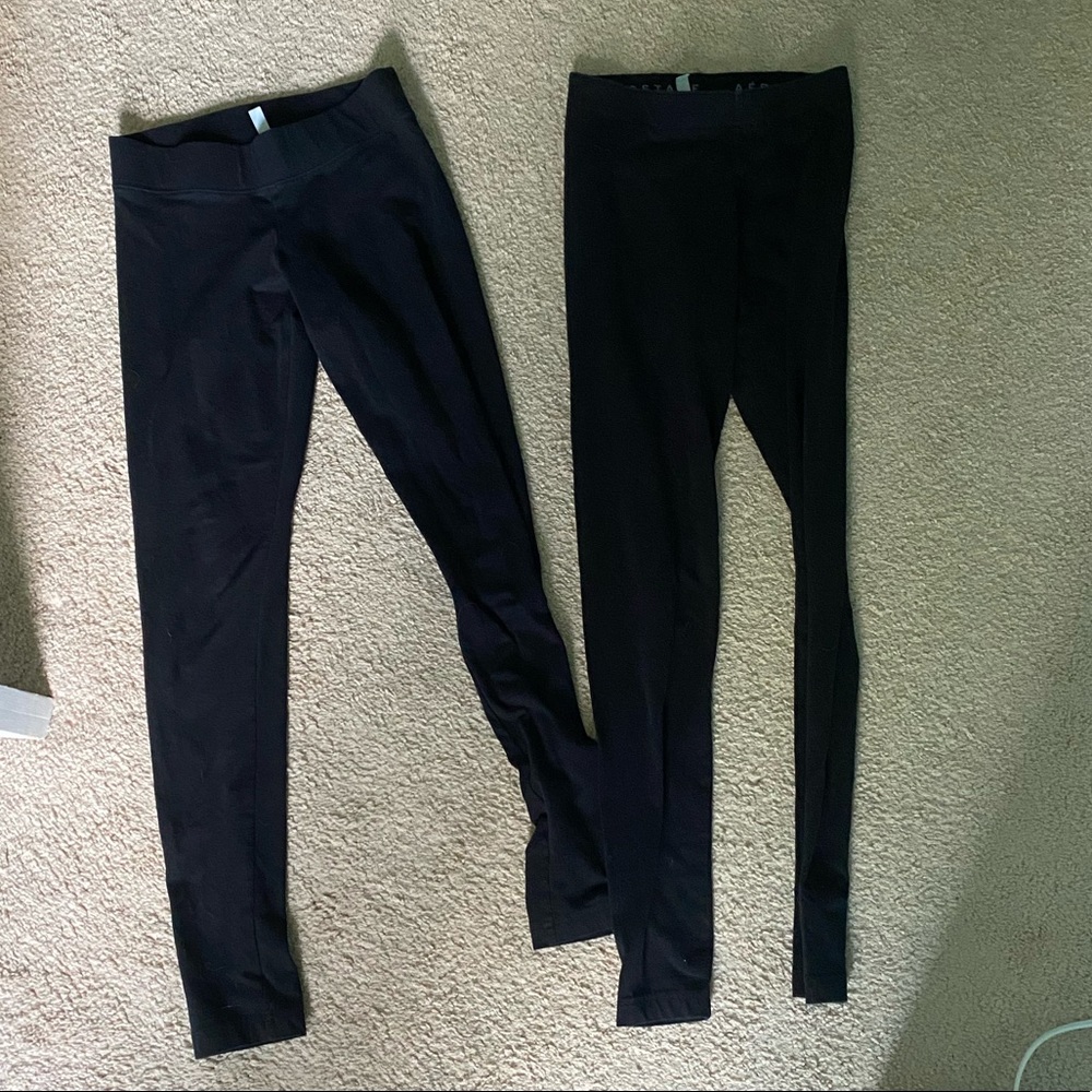 2 Aeropostale Black Leggings